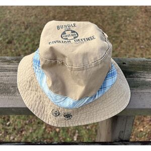 Polo‎ Ralph Lauren Vintage Military First Aid Bucket Hat 1992 S/M Grail Graphic